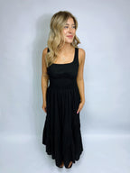 SLEEVELESS MIDI DRESS