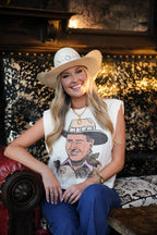 WAYNE DESIGNER COWBOY TEE