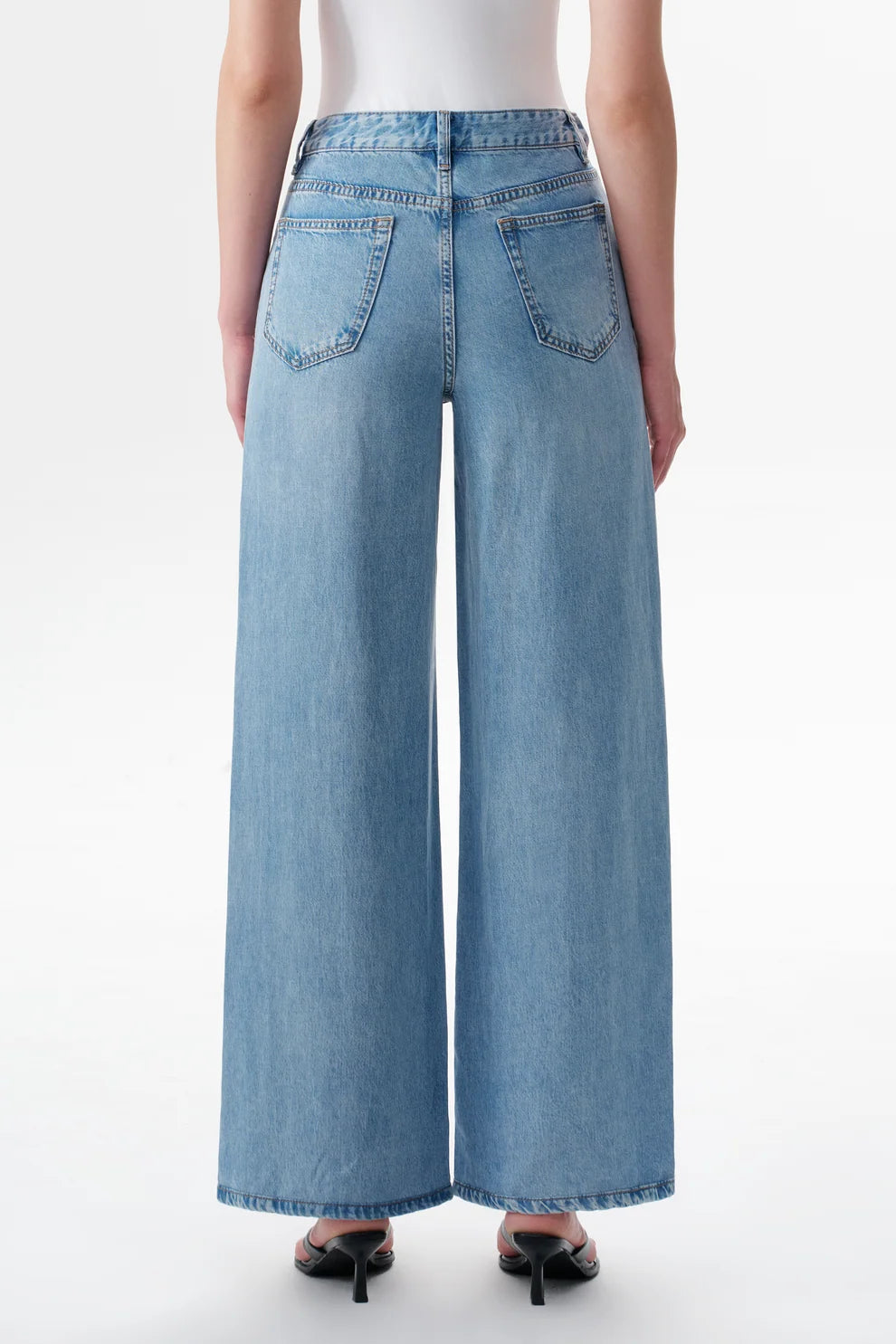 BAYEAS NEW YORK HR WIDE LEG JEAN (LYOCELL)