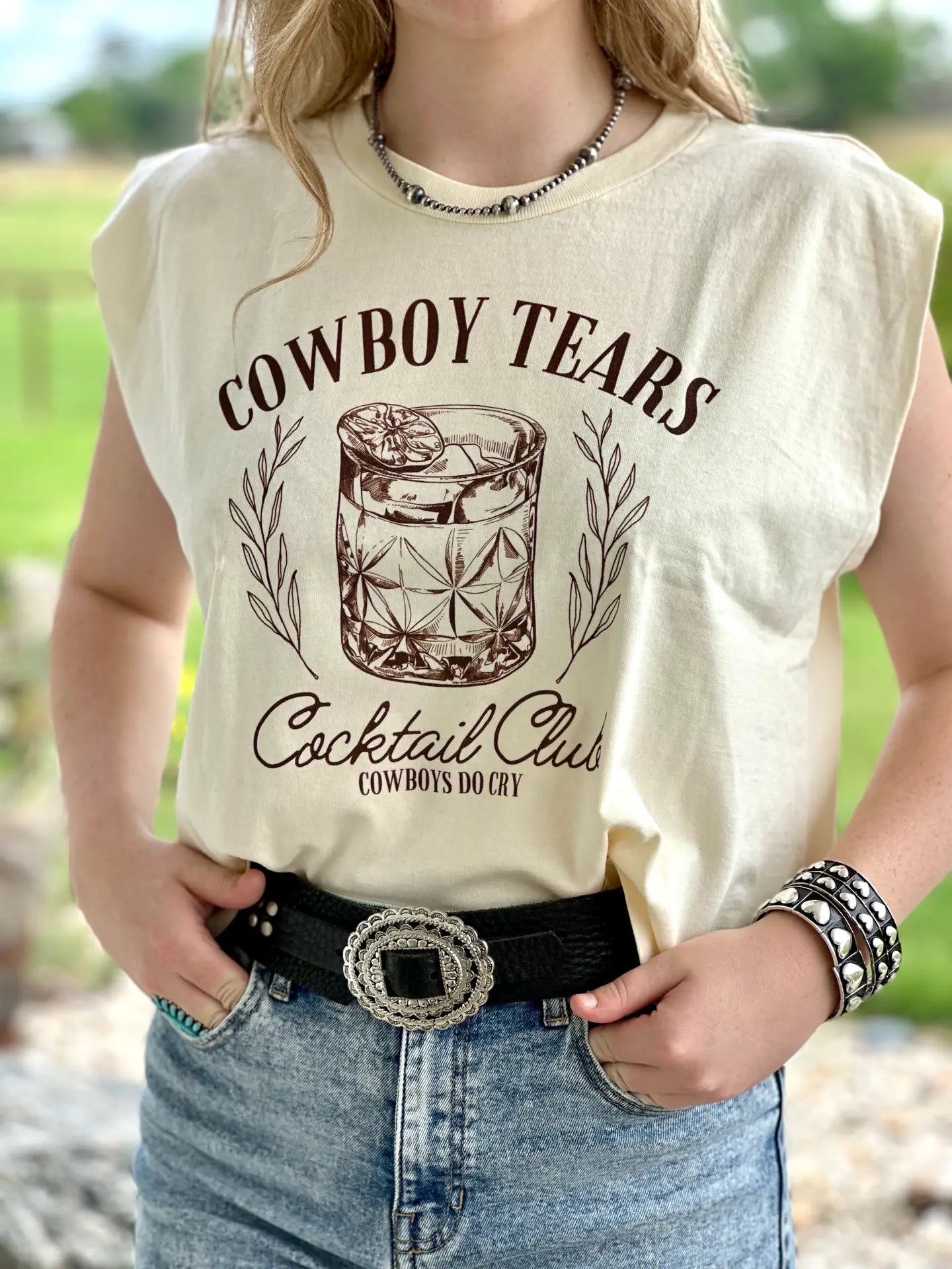 COWBOYS TEARS BOXY TANK