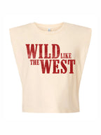 WILD LIKE THE WEST BOXY TANK TEE