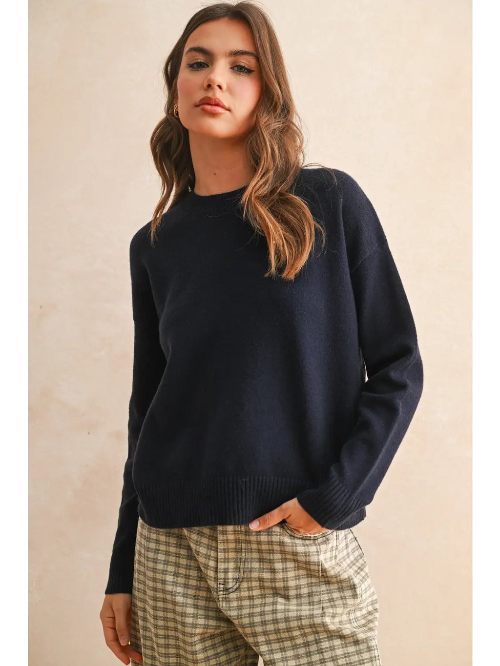 SOFT SMOOTH SWEATER NAVY