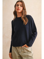 SOFT SMOOTH SWEATER NAVY