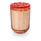 BLOOD ORANGE DAHLIA FLORISH GLASS CANDLE