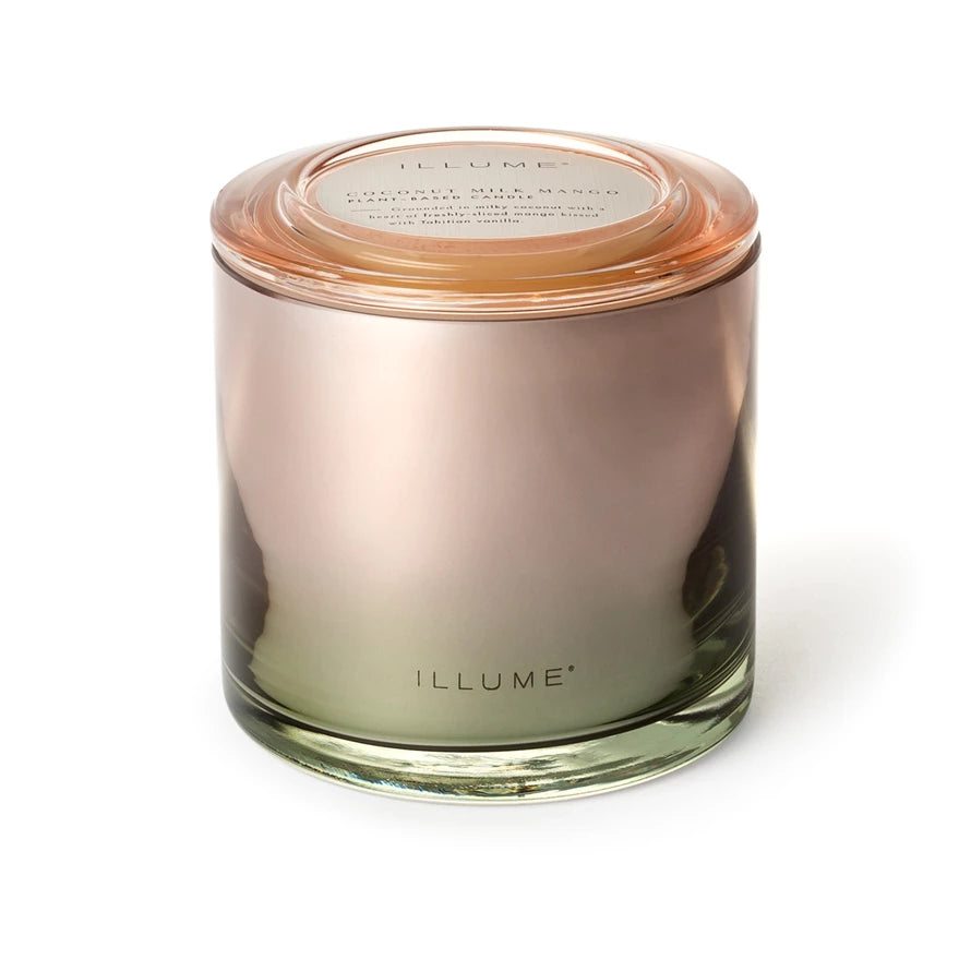 COCONUT MILK MANGO STATEMENT GLASS CANDLE