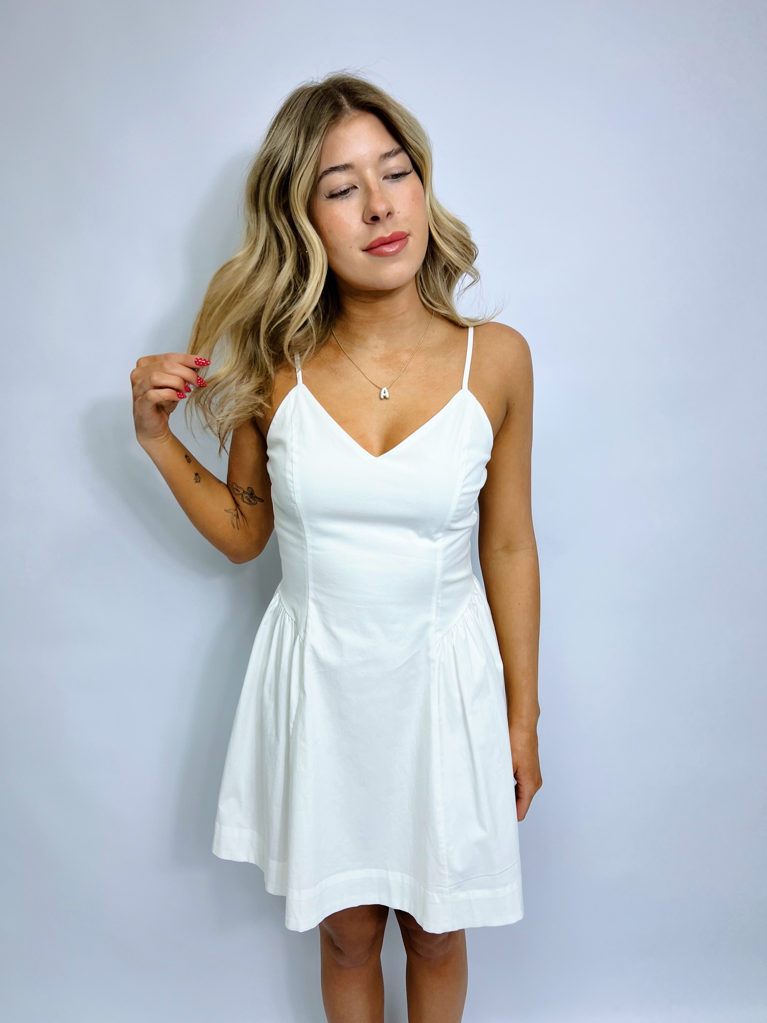 COTTON MINI DRESS
