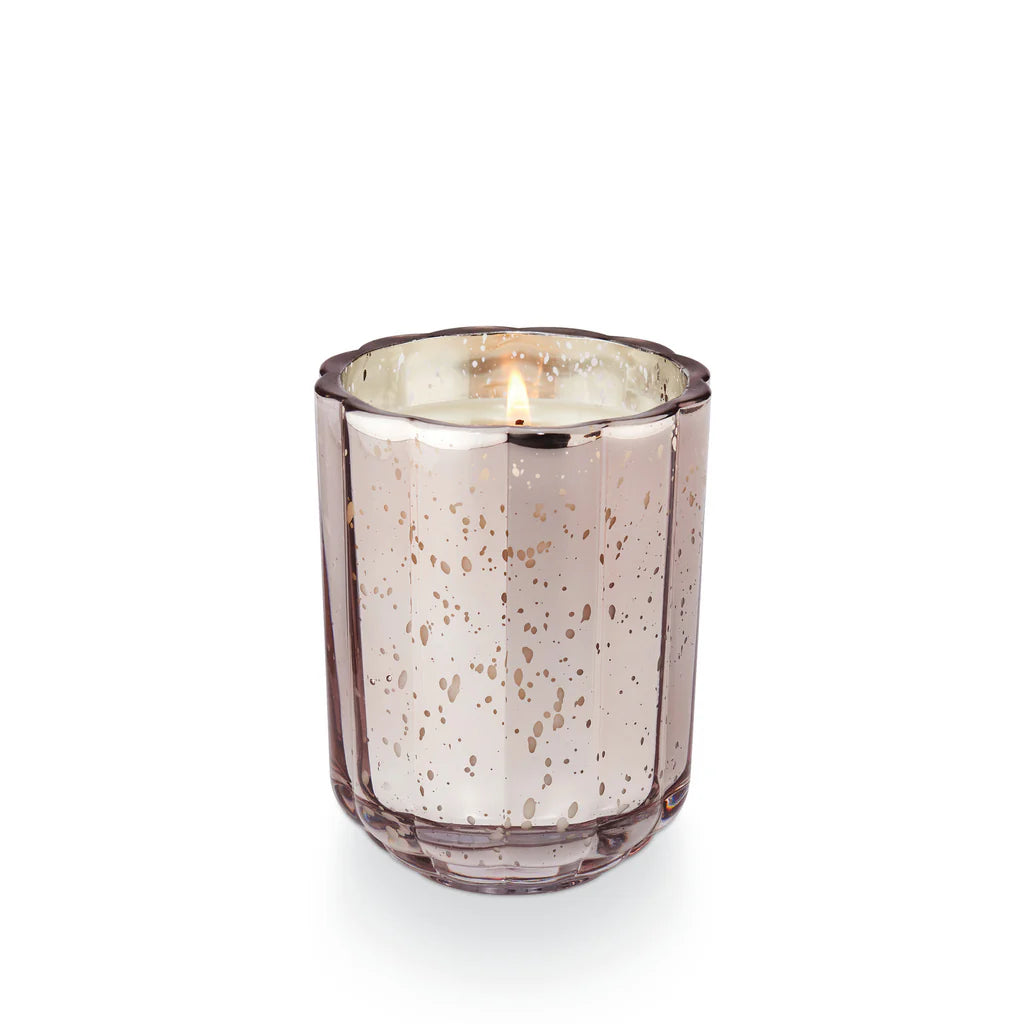 COCONUT MILK MANGO FLORISH GLASS CANDLE