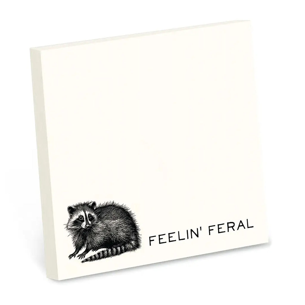FEELIN' FERAL STICKY NOTE PAD