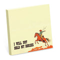 HOLD YOUR HORSES STICKY NOTE PAD