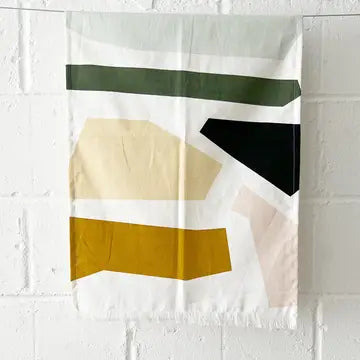 TEXTURED TEA TOWELS - RAW HEM