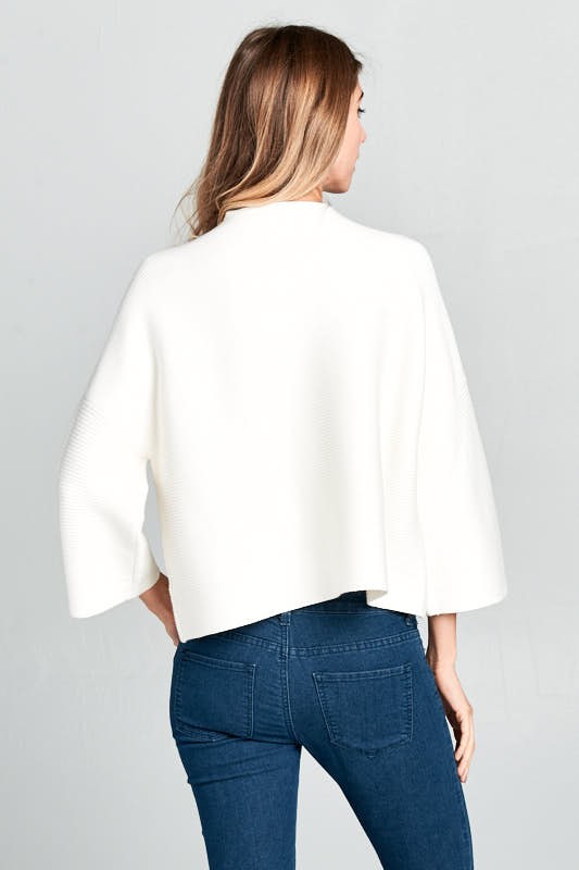 NOT YOUR CASUAL IVORY TOP