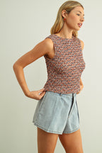 MIRANDA COLOR KNIT TOP