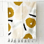 TEXTURED TEA TOWELS - FRINGE