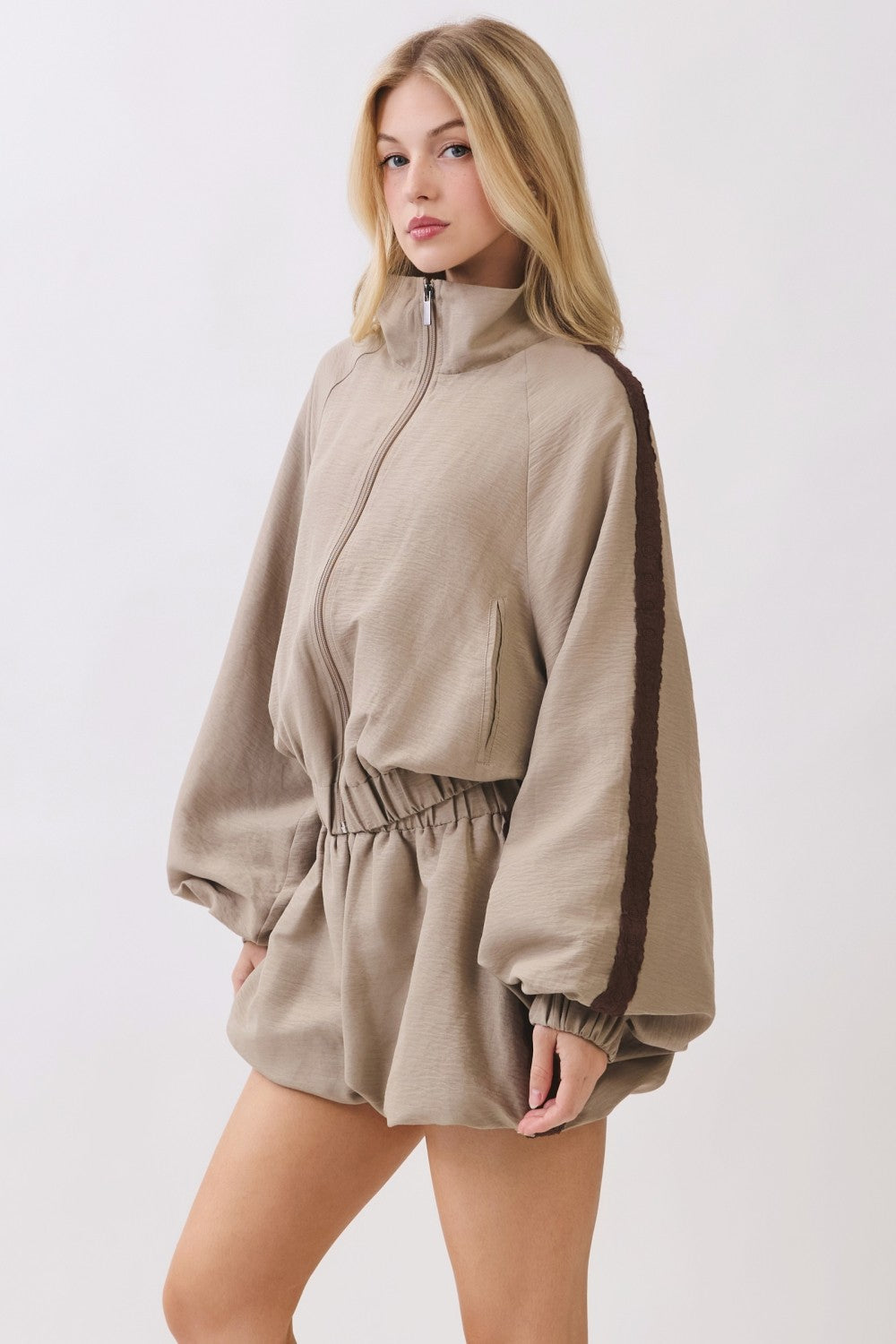 BALLOON CROPPED JACKET