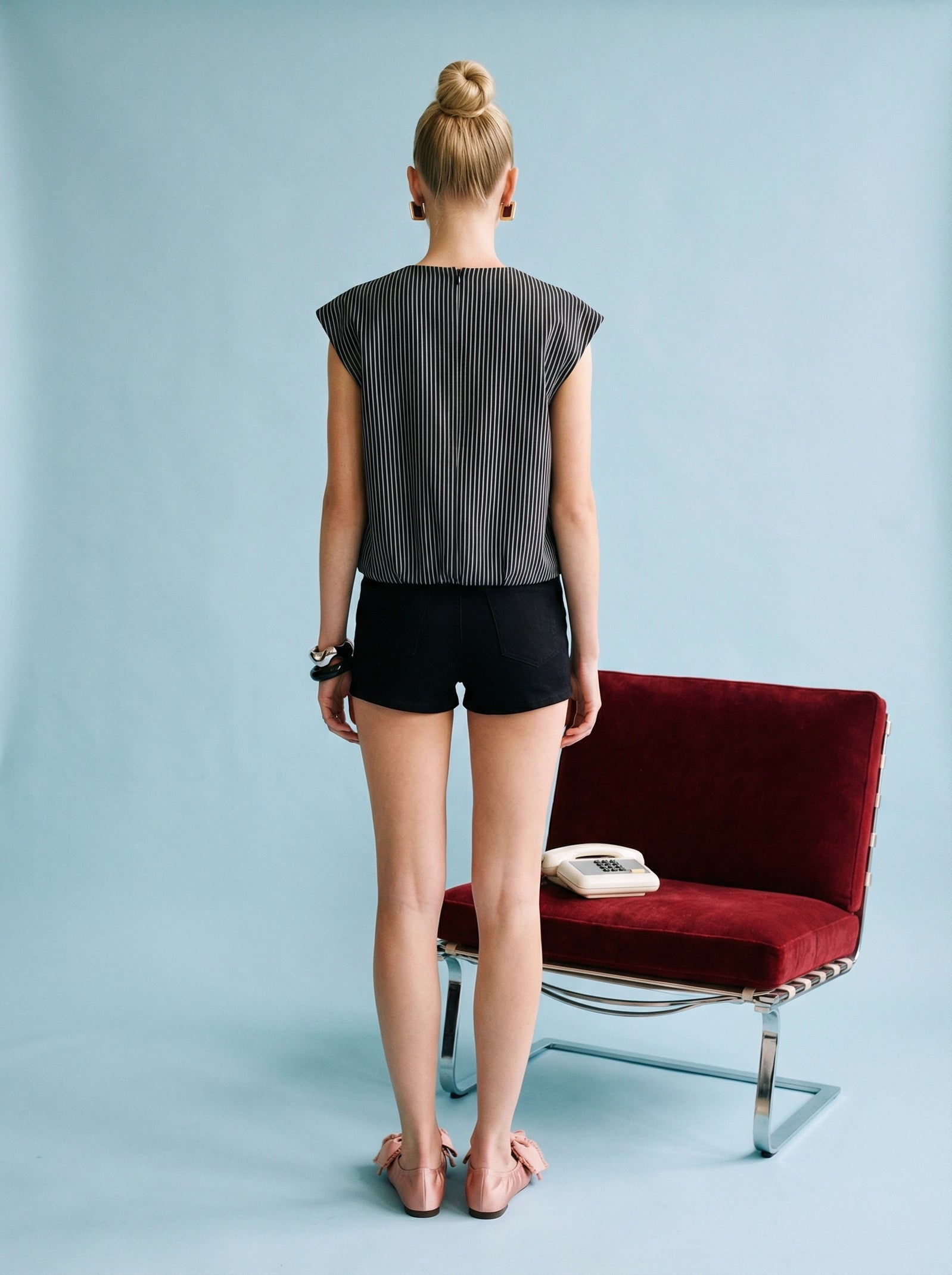 HARPER RIBBED CAP SLEEVE TOP