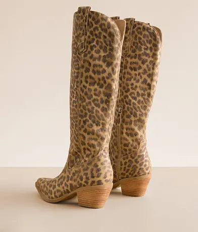 LEOPARD TESS TALL BOOT