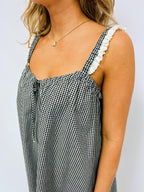 GINGHAM ROMPER