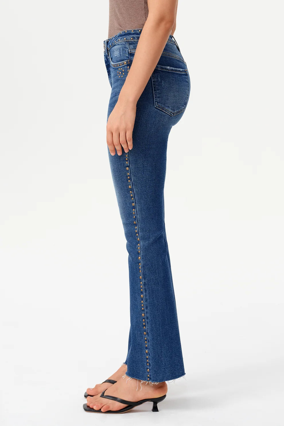 BAYEAS HIGH RISE BOOTCUT JEAN (MEDIUM BLUE)
