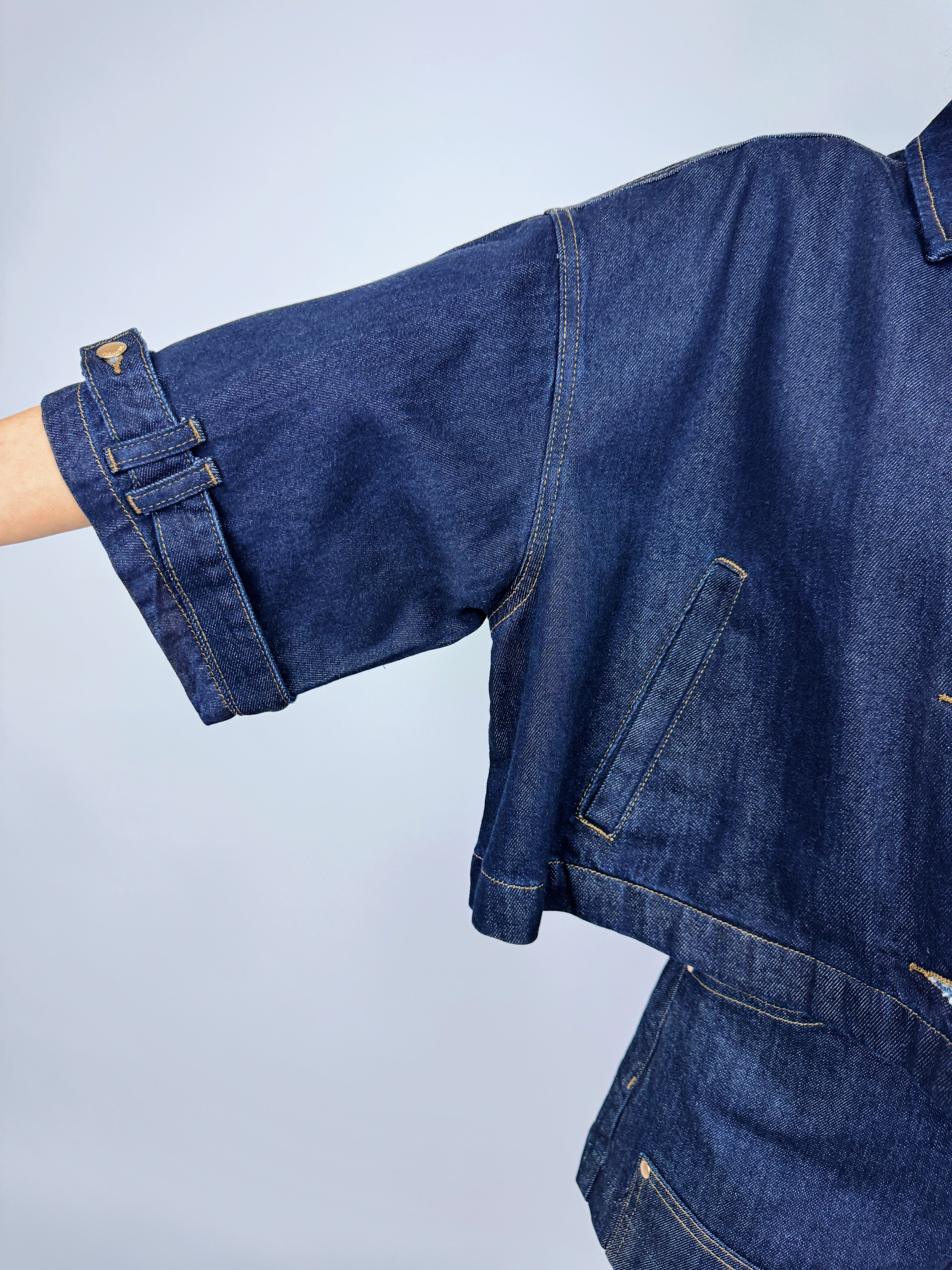CAPE DENIM JACKET