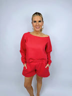 CHERRY FLEECE SHORT