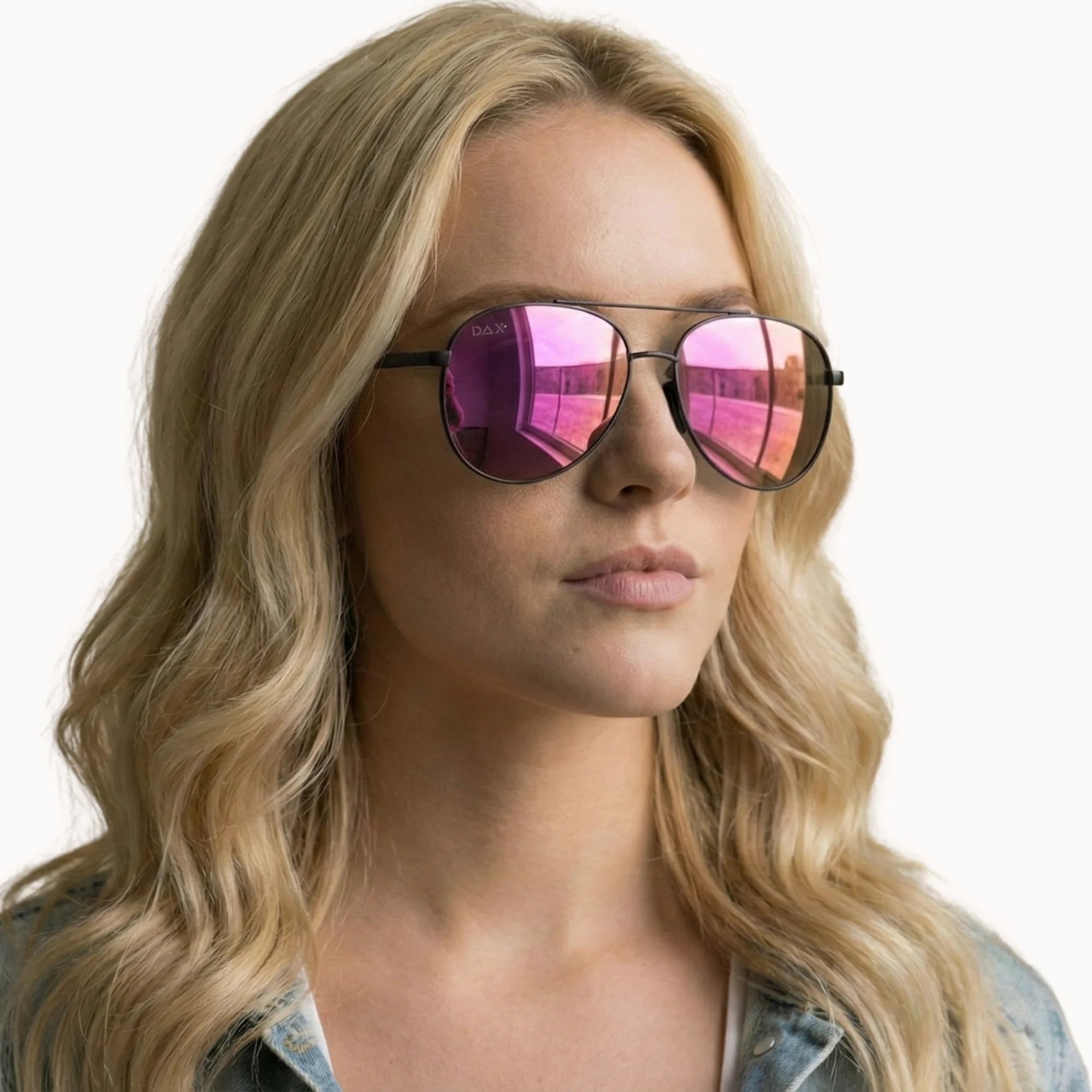 DAX ACE HOT PINK SUNGLASSES