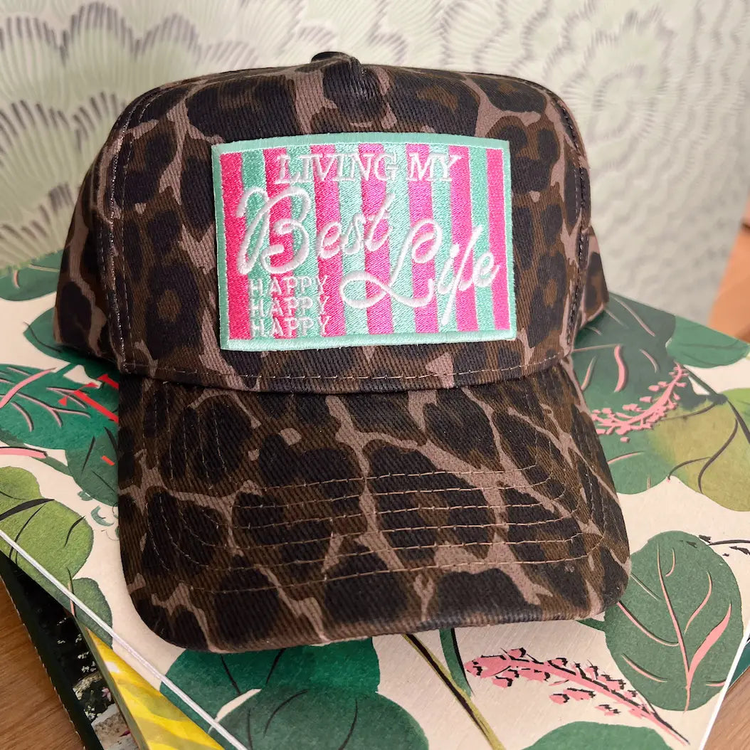 LIVING MY BEST LIFE TRUCKER HAT