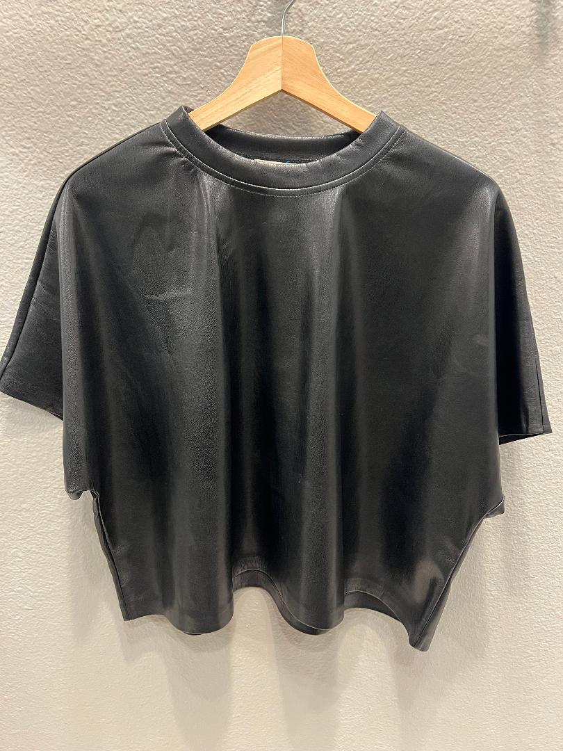 HEATHER BLACK T-SHIRT