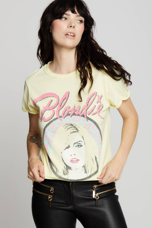 BLONDIE LEOPARD SHORT SLEEVED T-SHIRT