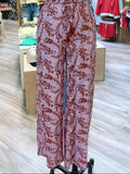 PINK BLOOM RELAXED PANTS