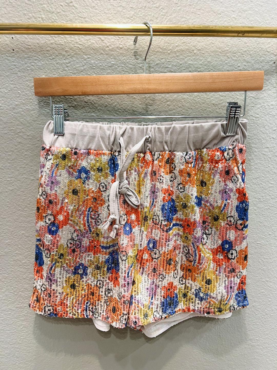 PINK FLOWER SHORT