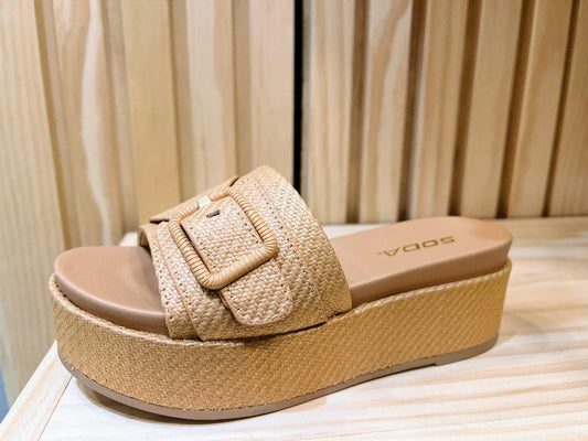 LULAH BROWN SANDALS