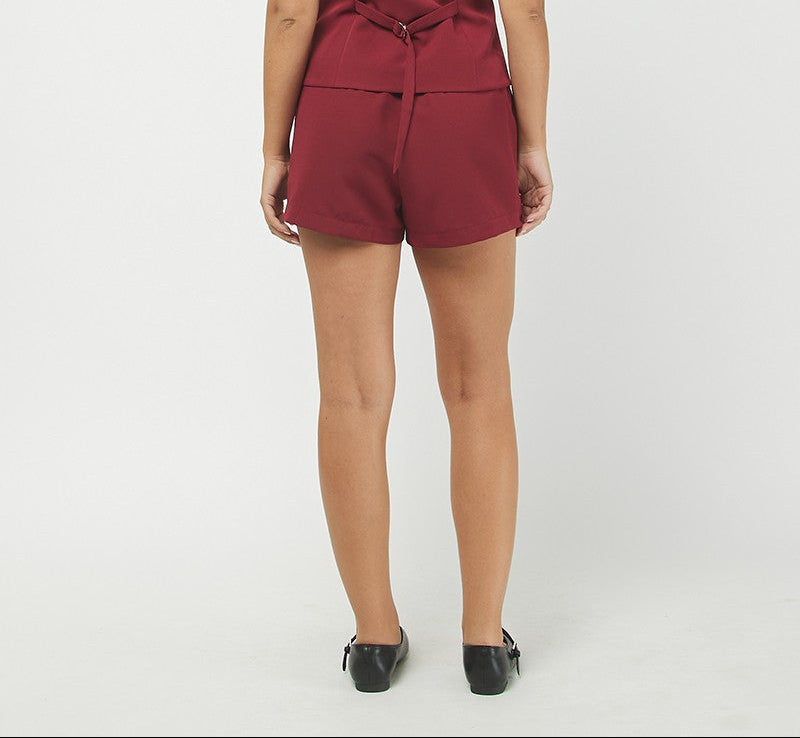 MARY MAROON SHORTS