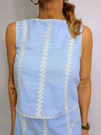 BABY BLUE TOP