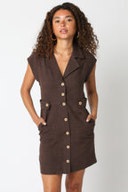 CHOCOLATE FREYA DRESS