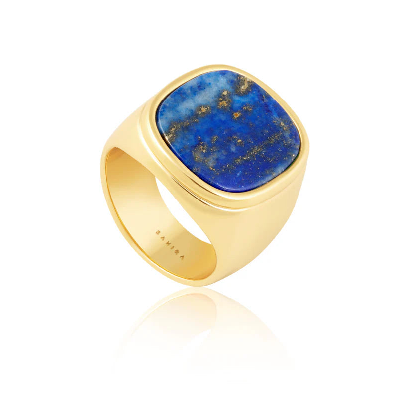 SAHIRA LAPIS LAZULI STATEMENT RING