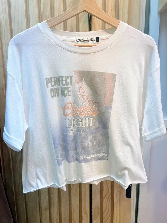 THE LAUNDRY ROOM PERFECT ON ICE COORS TEE