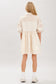 COTTON TERRY MINI DRESS