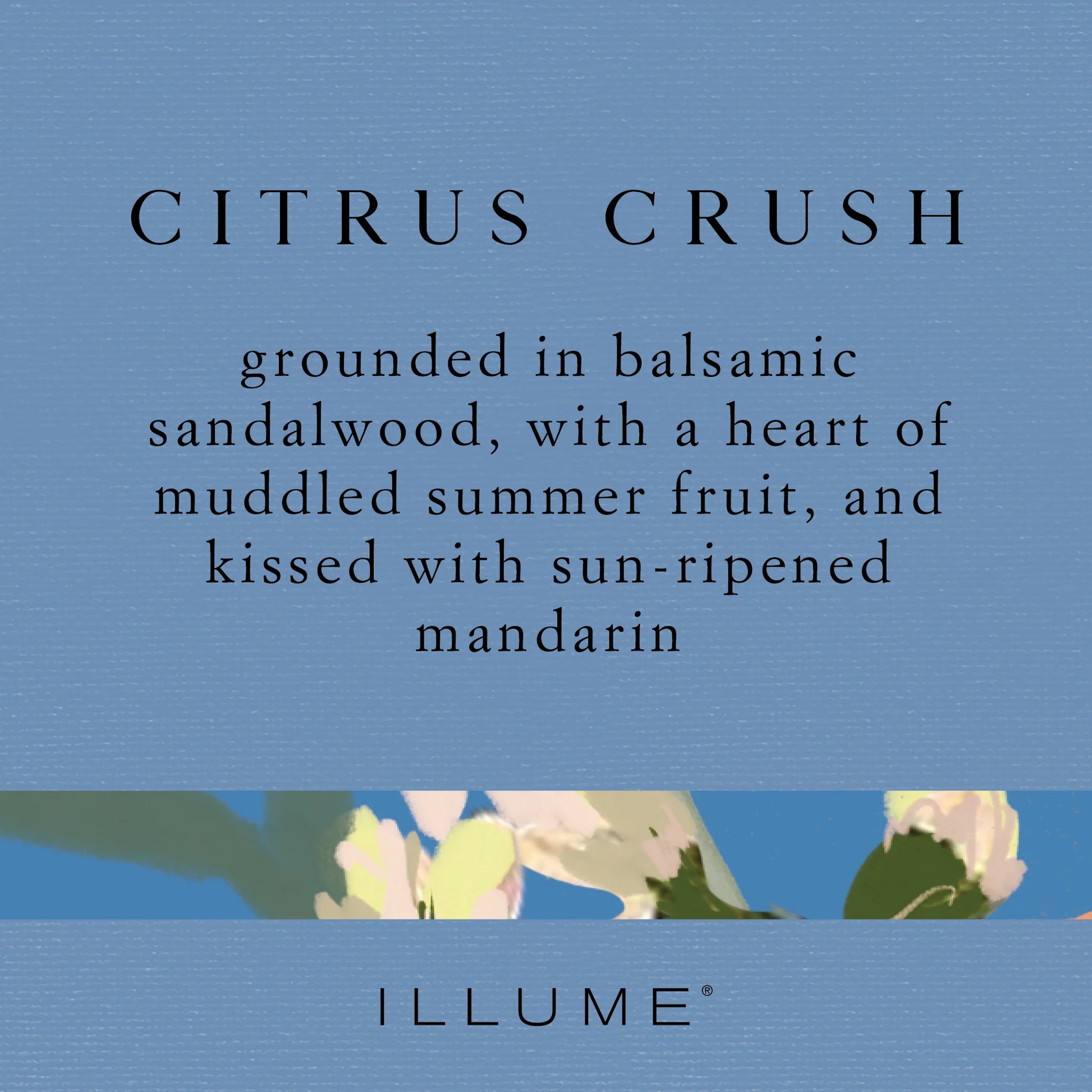 CITRUS CRUSH STATEMENT GLASS CANDLE