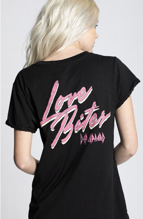 RECYCLED KARMA DEF LEOPARD HYSTERIA TEE