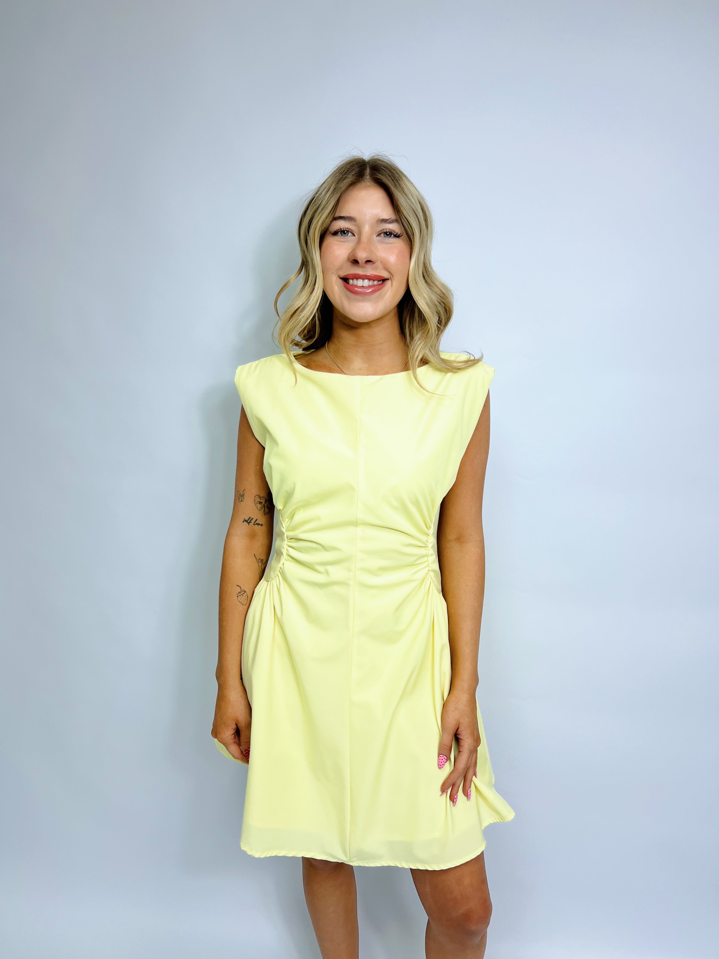 LEMON DROP MINI DRESS
