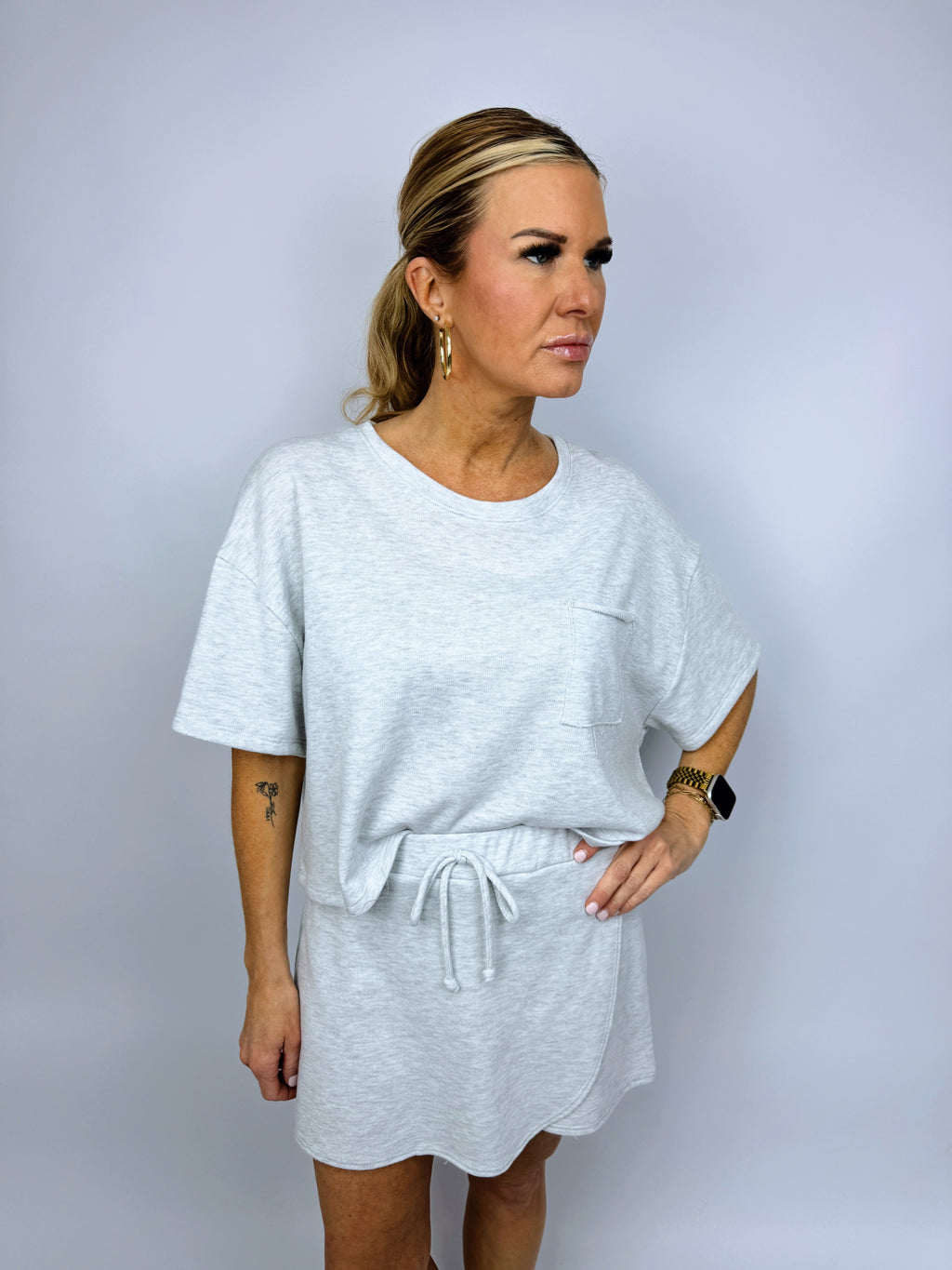 GREY TERRY SET