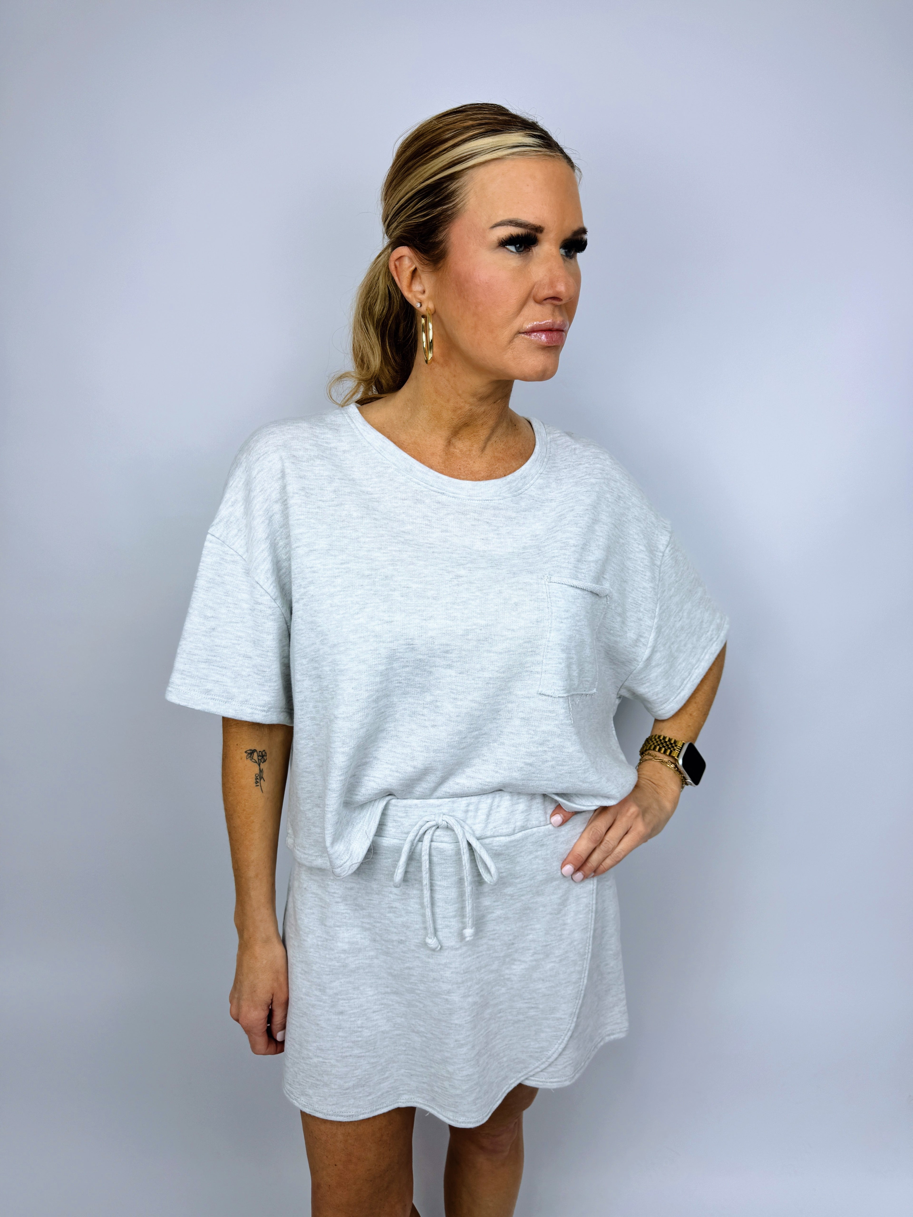 GREY TERRY SET