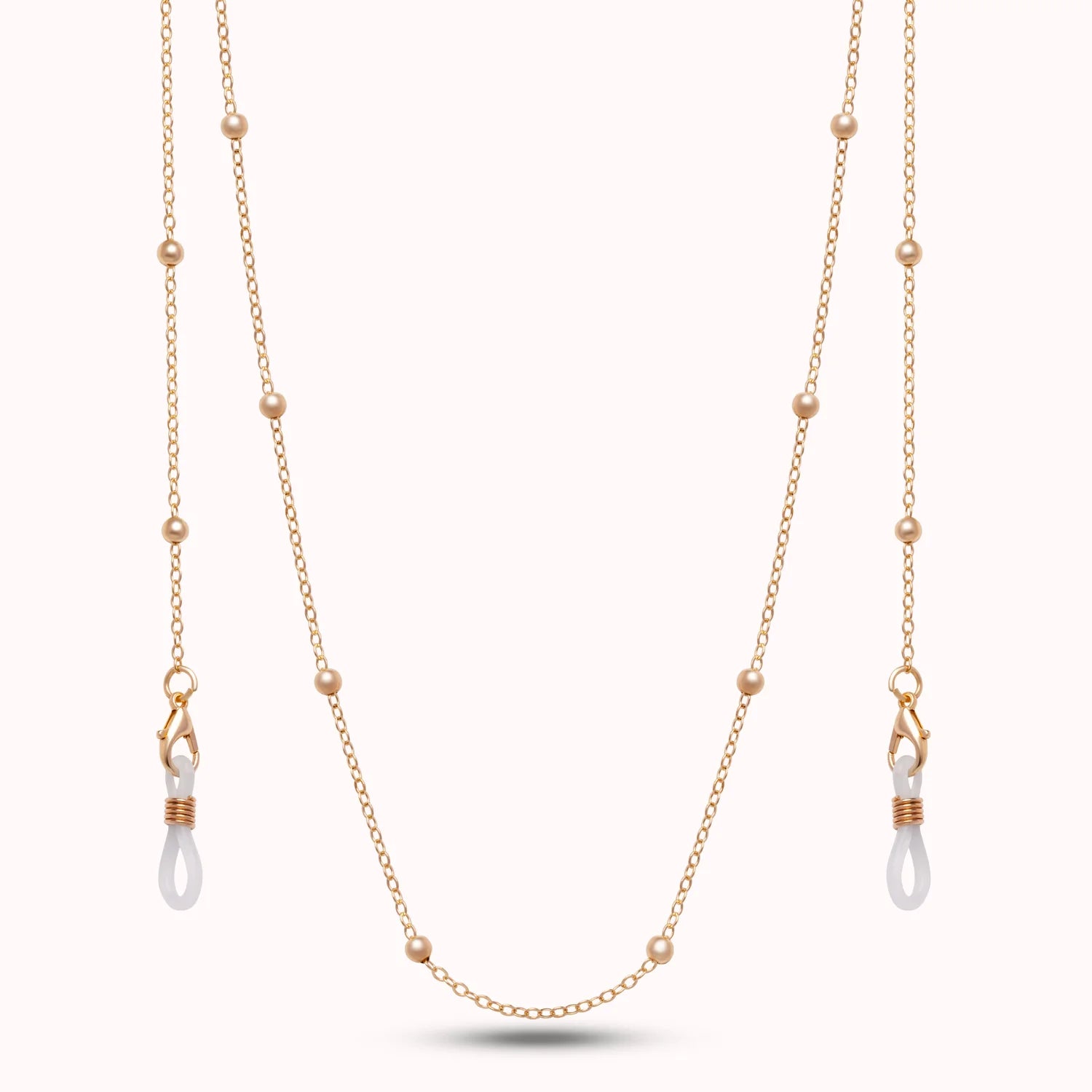 DAX GOLD BEAD EYEWEAR CHAIN