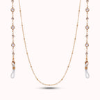 DAX GOLD CRYSTAL EYEWEAR CHAIN