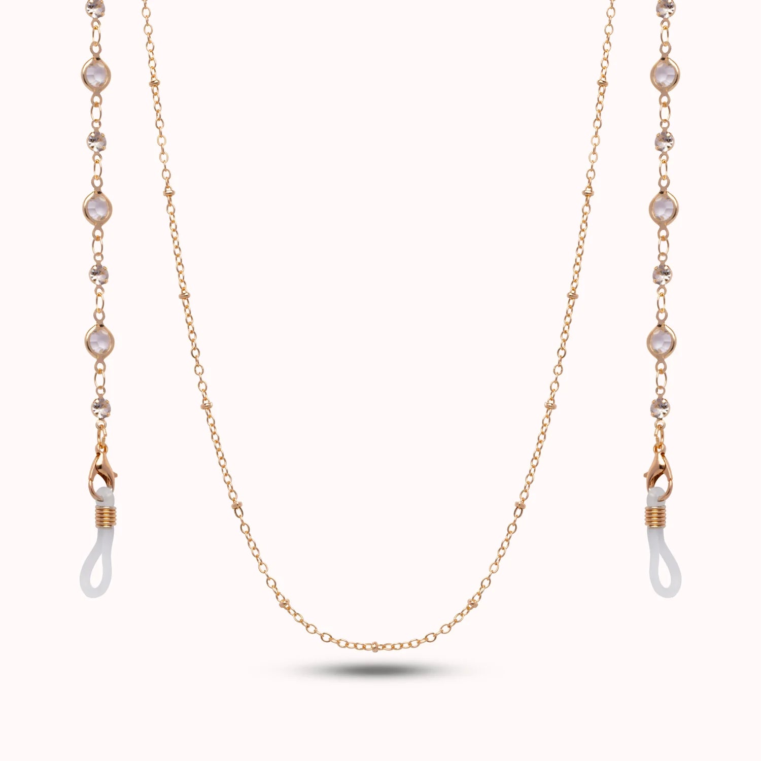 DAX GOLD CRYSTAL EYEWEAR CHAIN