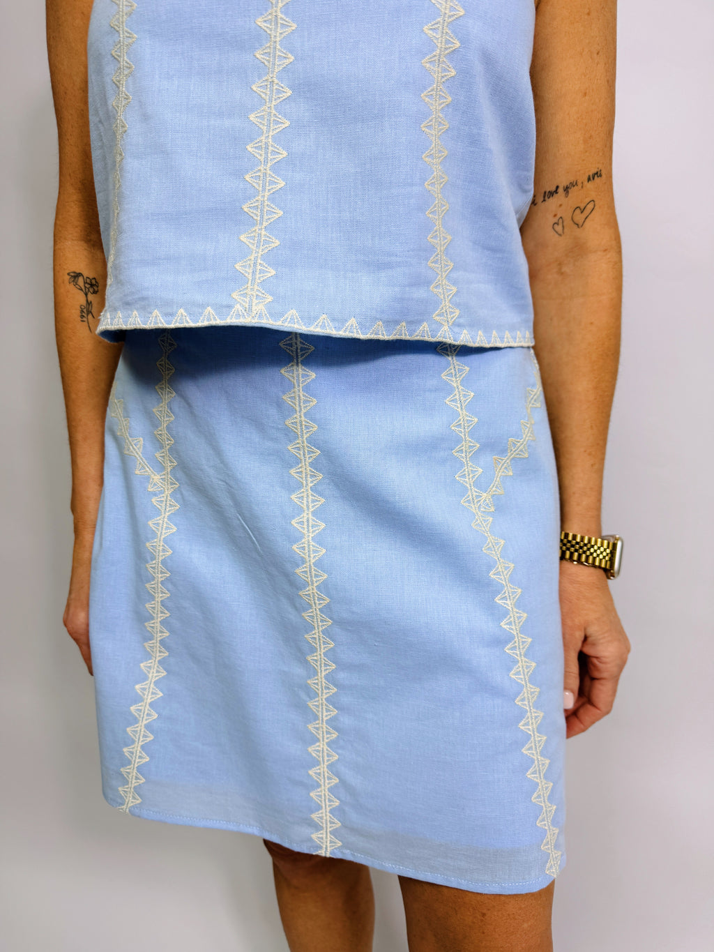 BABY BLUE SKIRT