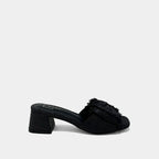 FRANSECA BLACK HEEL SANDAL