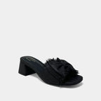 FRANSECA BLACK HEEL SANDAL