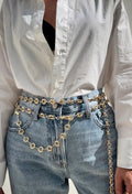 ODESSA CHAIN BELT (TWO TONE) DOUBLE CLASP