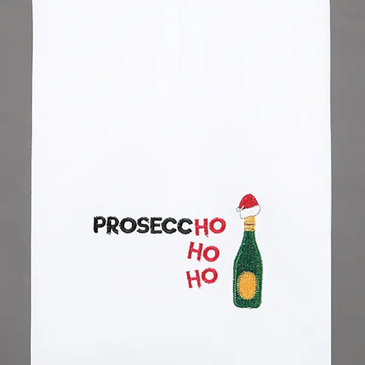 CHRISTMAS PROSECCO HAND TOWEL